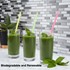 Picture of Compostable Plant-Based Drinking Straws - Assorted Colors